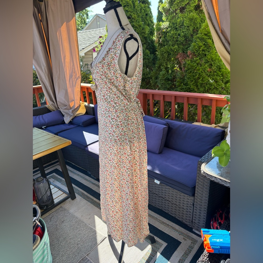Reformation Multicolor Floral Maxi Dress Size :L - Picture 3 of 12